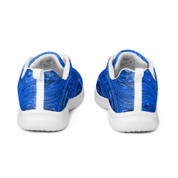 "Cosmic blues" shoes men's athletic