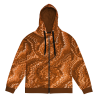 "Chocolate swirl" zip hoodie