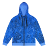 "Cosmic blues" zip hoodie