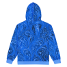 "Cosmic blues" zip hoodie