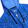 "Cosmic blues" zip hoodie