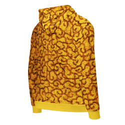 "Gold nuggets" zip hoodie