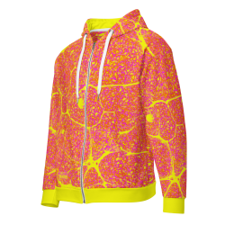 "Lava" zip hoodie