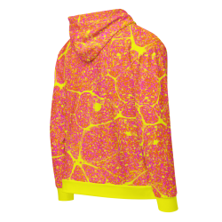 "Lava" zip hoodie