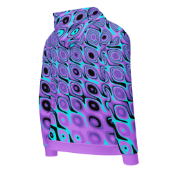 "Purp-a-delic" zip hoodie