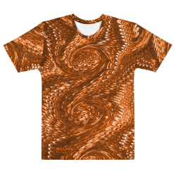 "Chocolate swirl" all over tee