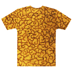 "Gold nuggets" all over tee