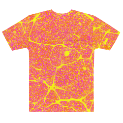 "Lava" all over tee