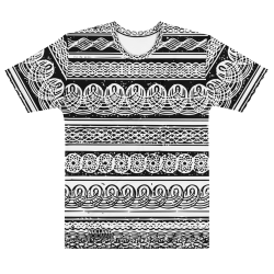 "Meander" all over tee