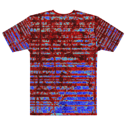 "Rugged stripes" all over tee