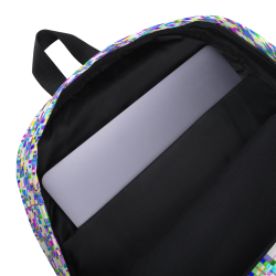 "Glitch stitch (light)" backpack
