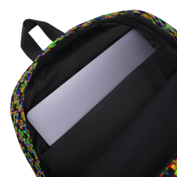 "Glitch Stitch (dark)" backpack