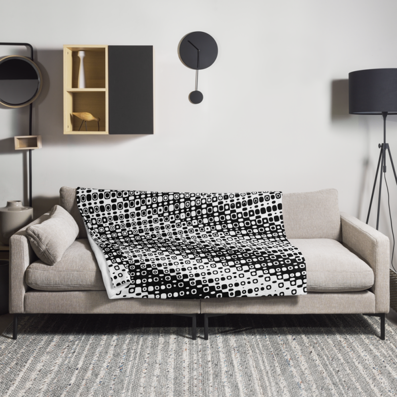 "Fizzy" throw blanket