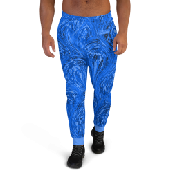 "Cosmic blues" joggers mens