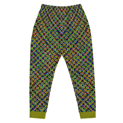 "Glitch stitch (dark)" joggers men's