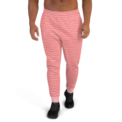 "Pink Salmon" joggers mens