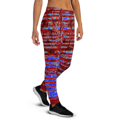 "Rugged stripes" joggers womens