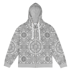 "Smoke and Mirrors" zip hoodie