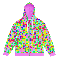 "Dottie" zip hoodie