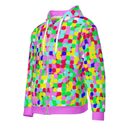 "Dottie" zip hoodie