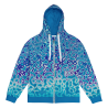"Electric" zip hoodie