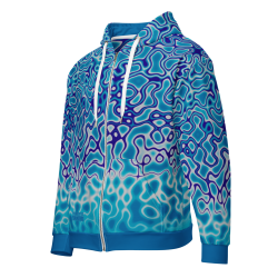 "Electric" zip hoodie