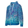 "Electric" zip hoodie