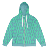 "Fancy mint" zip hoodie