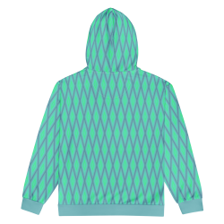"Fancy mint" zip hoodie