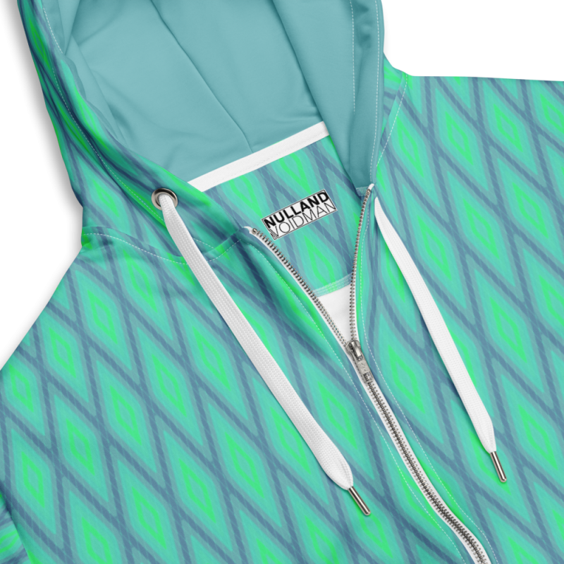 "Fancy mint" zip hoodie