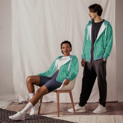 "Fancy mint" zip hoodie