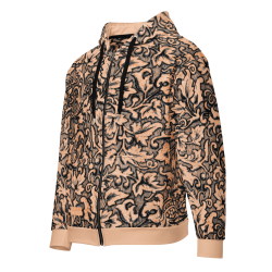 "Foliage" zip hoodie