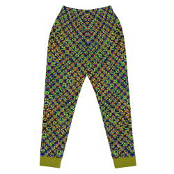 "Glitch Stitch (dark)" joggers womens