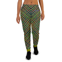 "Glitch Stitch (dark)" joggers womens