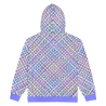 "Glitch stitch (light)" zip hoodie
