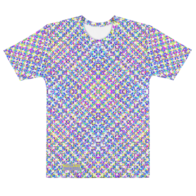 "Glitch Stitch (light)" all over tee