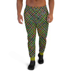 "Glitch stitch (dark)" joggers men's