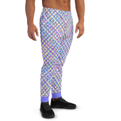 "Glitch Stitch (light)" joggers men's
