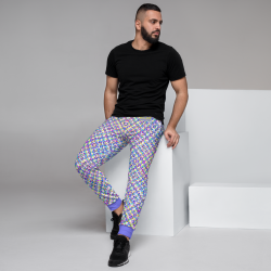 "Glitch Stitch (light)" joggers men's