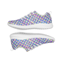 "Glitch stitch (light)" shoes women's athletic