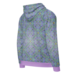 "Microdots" Unisex zip hoodie