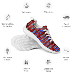 "Rugged stripes" shoes women's athletic