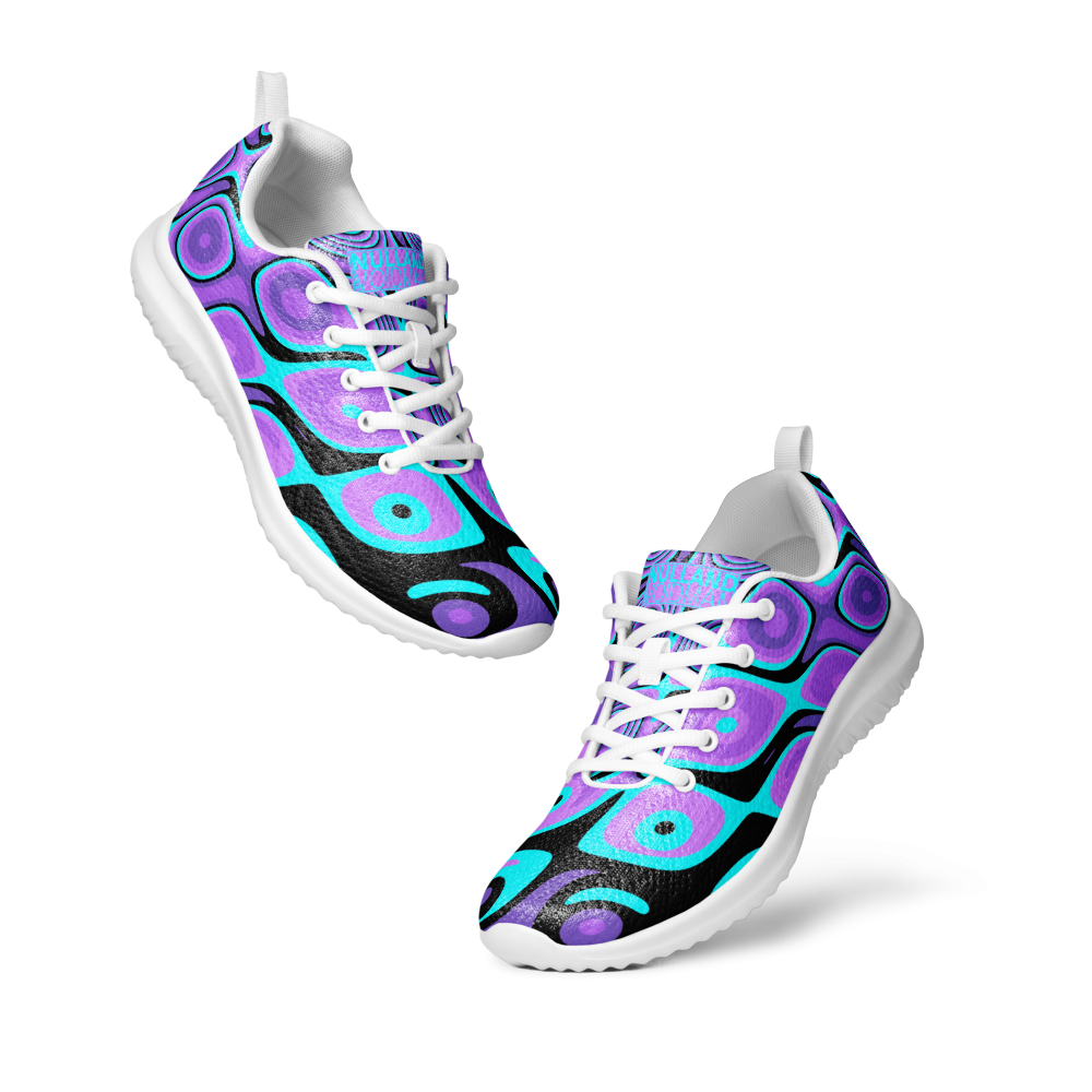 "Purp-a-delic" shoes women's athletic