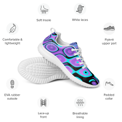 "Purp-a-delic" shoes women's athletic