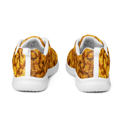 "Gold nuggets" shoes women's athletic
