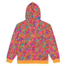 "Splash of Fuego"  zip hoodie