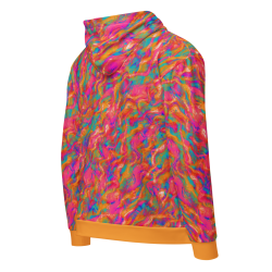 "Splash of Fuego"  zip hoodie