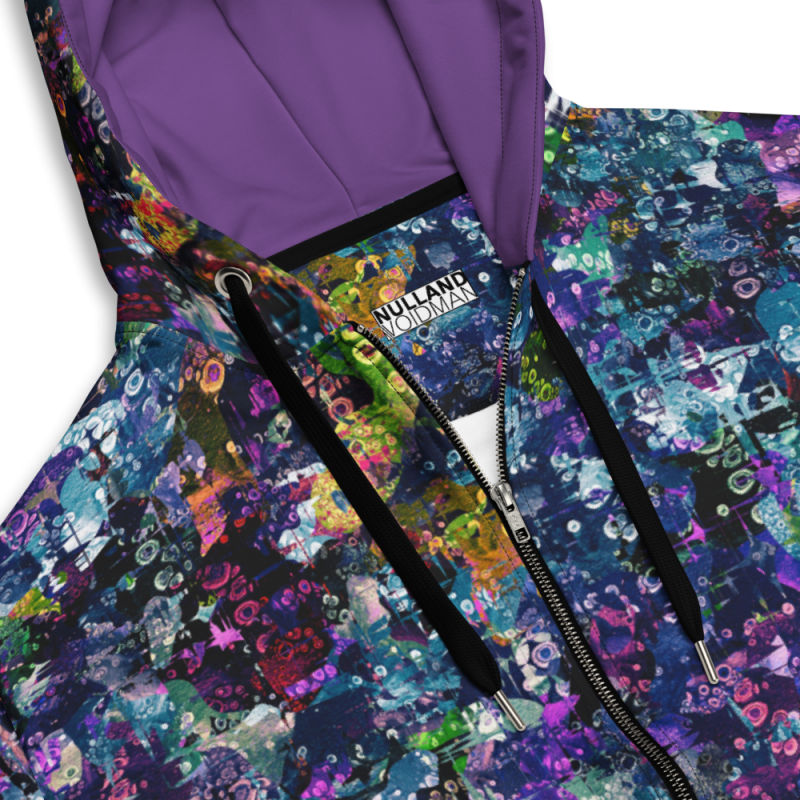 "Space Farce" zip hoodie