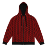 "Red NV" zip hoodie
