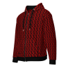 "Red NV" zip hoodie